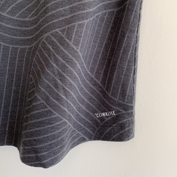 Adidas Climalite Burnout Tank Top Grey SzS - Picture 7 of 10